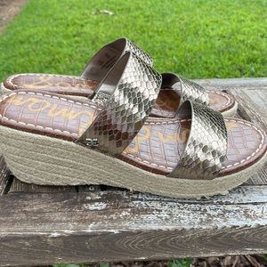 Sam Edelmon Espadrille Wedge Sandals